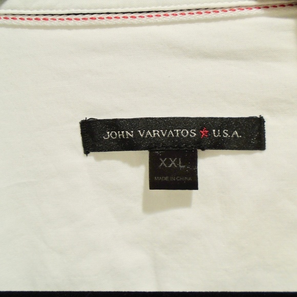 John Varvatos | 100% Cotton Snap Button-Down Shirt - Picture 3 of 3